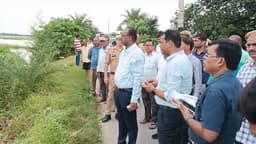 नदियां के जलस्तर में वृद्धि, रोहिन नदी ख़तरे के निशान से ऊपर,